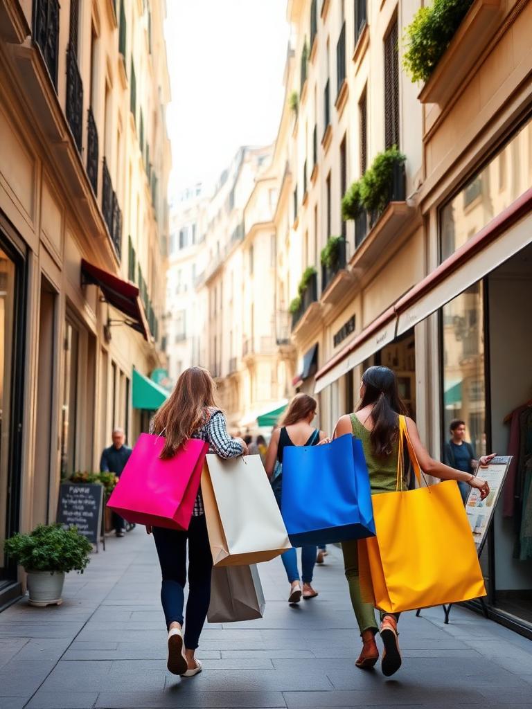 Shopping en ville